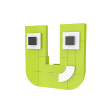 (U) Alphabet Lore Building Block Toy Kawaii English Letter Building Block Best Gift