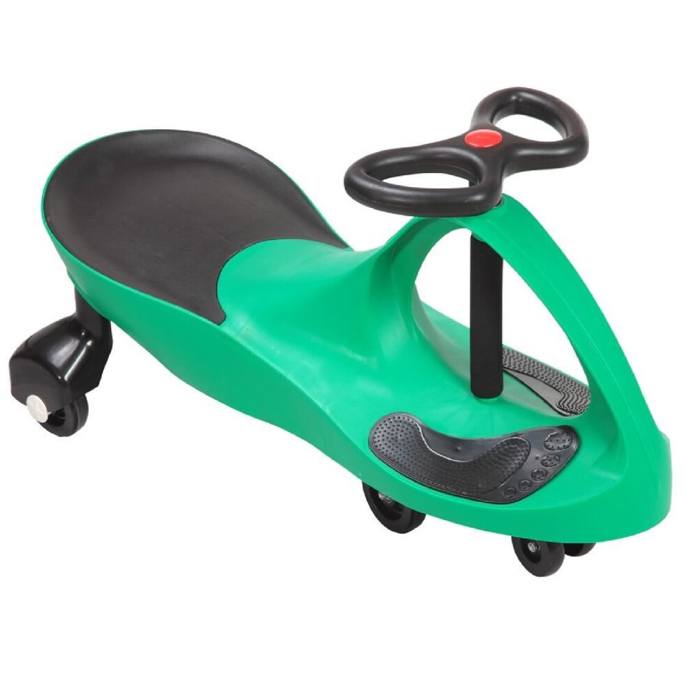 Rexco (Green) Swing Car Ride On Swivel Gyro Scooter