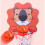 (Red) Children's basketball hoop without holes 3