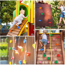 (15PCS) Climbing Frame Kid Climbing Rock Hold Wall Grab Stone Grip Set of 5 10 15 20 25