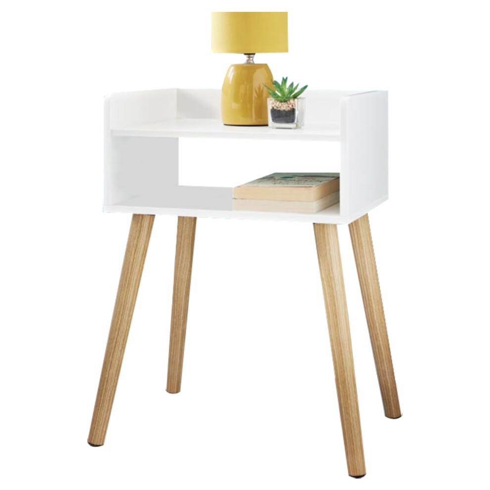 Spot On Dealz Bedside Table Small Side Table Living Room Storage Nightstand Tables White