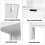 Costway 5-Tier Storage Cabinet Bathroom Tall Cabinet with 2 Drawers 5