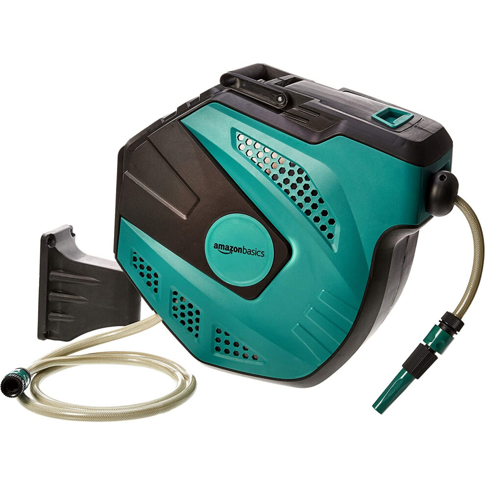 Hose 25 m Wall Mounted Auto Rewindable Reel Amazon Basics