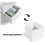 Costway 5-Tier Storage Cabinet Bathroom Tall Cabinet with 2 Drawers 6