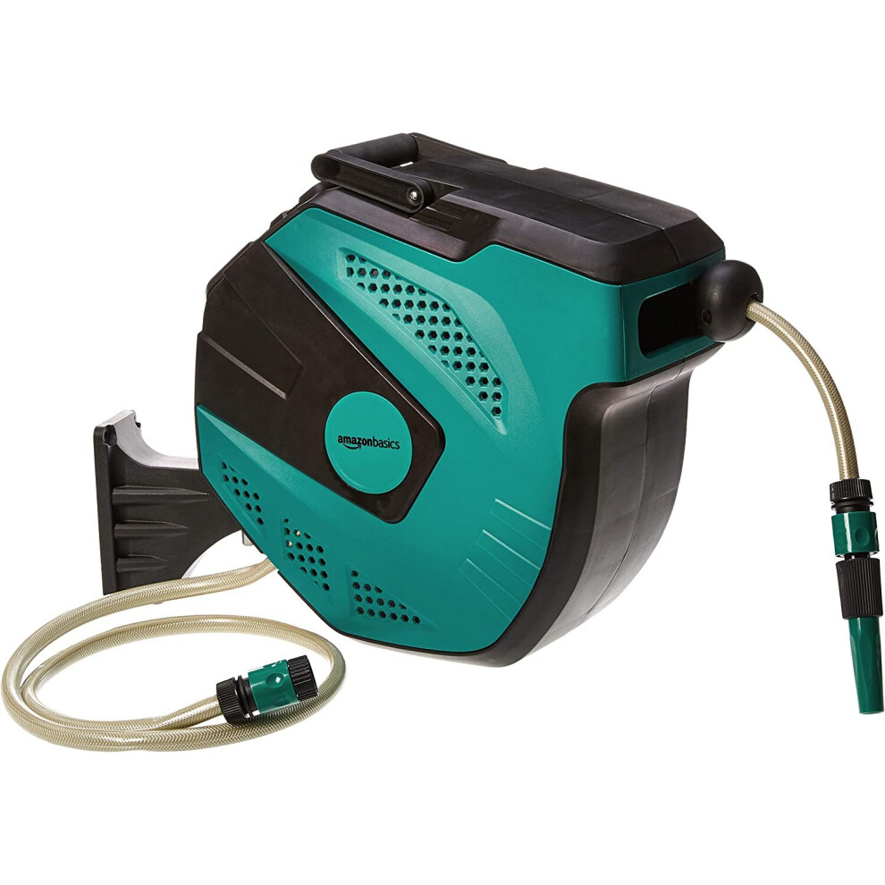 Hose 15 m Wall Mounted Auto Rewindable Reel Amazon Basics