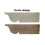 (Rustic Brown, 4.2m x 4.2m (with 4 posts)) Pergola and decking kit (Ovolo design) 6