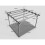 (Rustic Brown, 4.2m x 4.2m (with 4 posts)) Pergola and decking kit (Ovolo design) 10