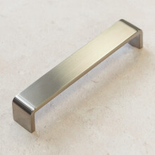 (160mm Handle) Brushed Nickel D Cabinet Handles 160mm 192mm 288mm
