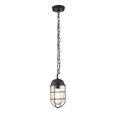 (Black) Litecraft Kitron Ceiling Pendant Light 2