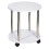 Spot On Dealz Small Sofa Side Table Coffee Round 2 Tier Shelf Unit Living Room White 2