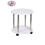 Spot On Dealz Small Sofa Side Table Coffee Round 2 Tier Shelf Unit Living Room White 4
