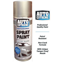 400ml Silver Body Spray Paint Auto Extreme Perfect Finish Automotive