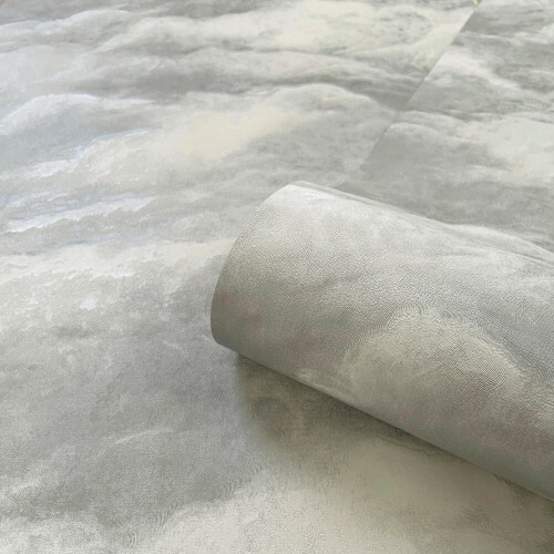 Belgravia Decor Cloud Weave Silver Wallpaper GB5705 1