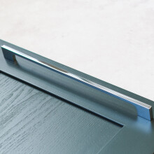 (288mm Handle) Polished Chrome Slim Square Cabinet Handles