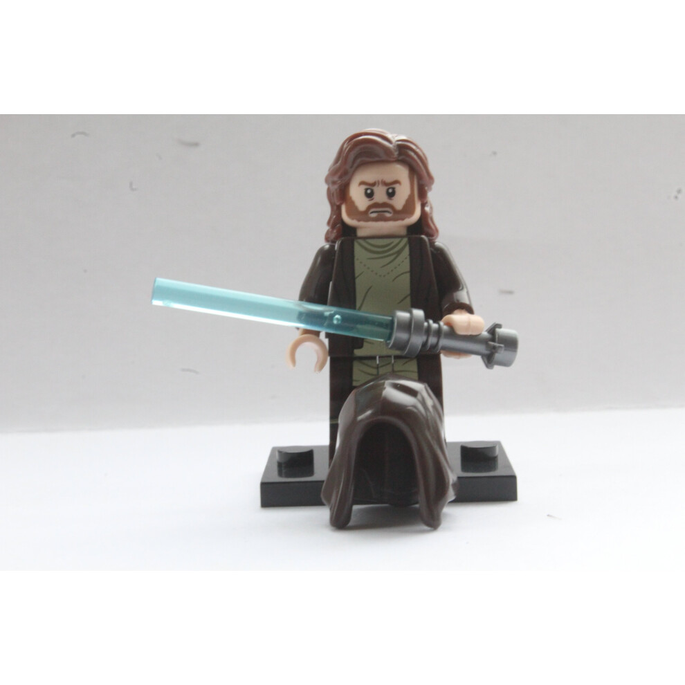 (QUI GON JIN) Star Wars Hero Fit Lego Mini Figures Construction