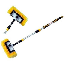 2m Soap Box Telescopic Water Fed Brush Car Motorhome Caravan Window Cleaning