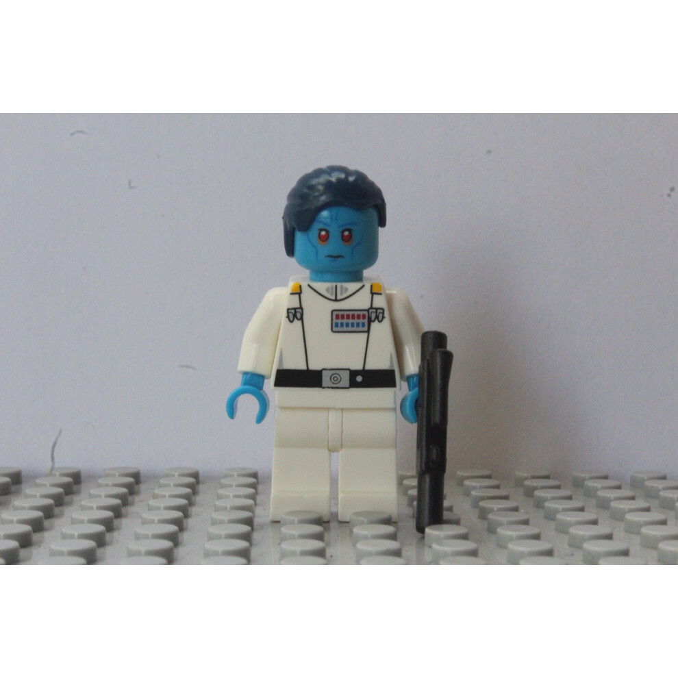 (ADMIRAL THRAWN) Star Wars Hero Fit Lego Mini Figures Construction