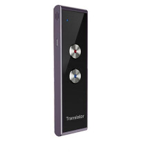 (Silver Gray) Smart Translator Device Handheld Voice Translation Machine For Travel Business
