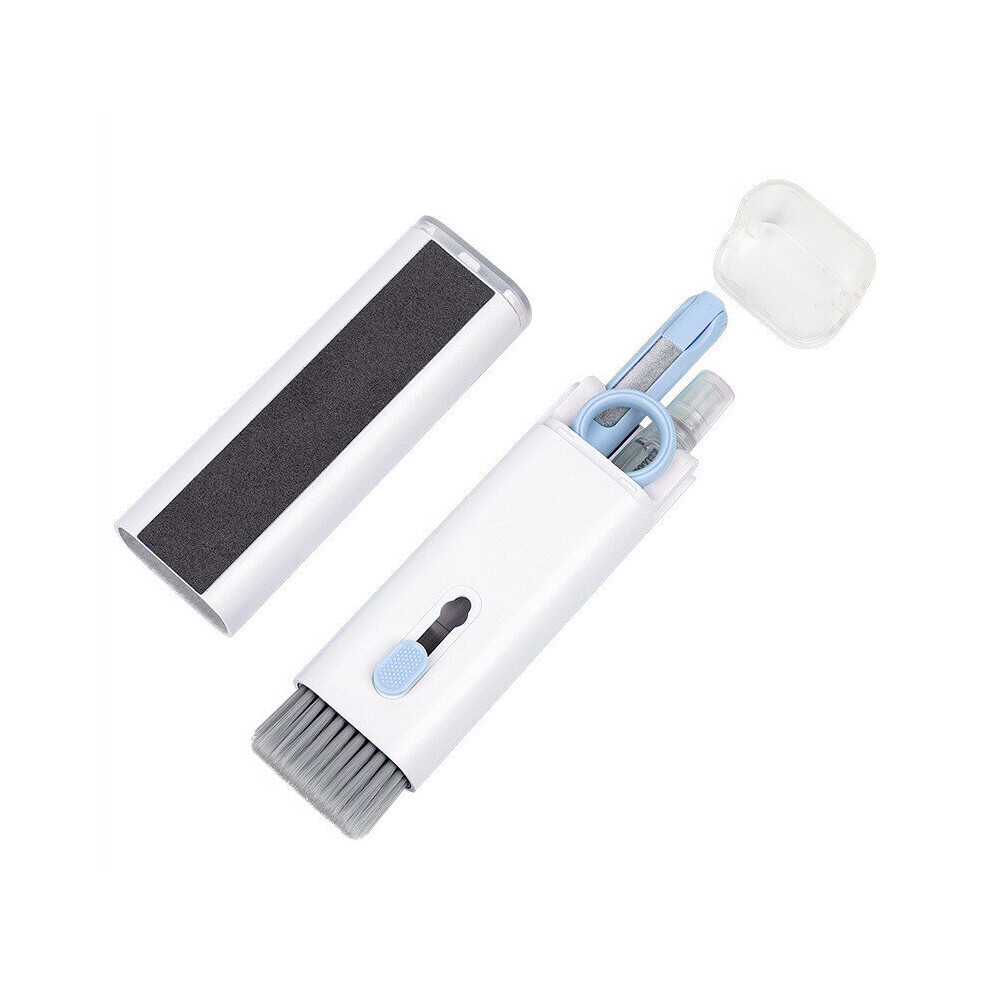 (Blue) 7-In-1 Multifunctional Cleaning Kit Keyboard & Phone Screen Cleaner Blue 9084036966234