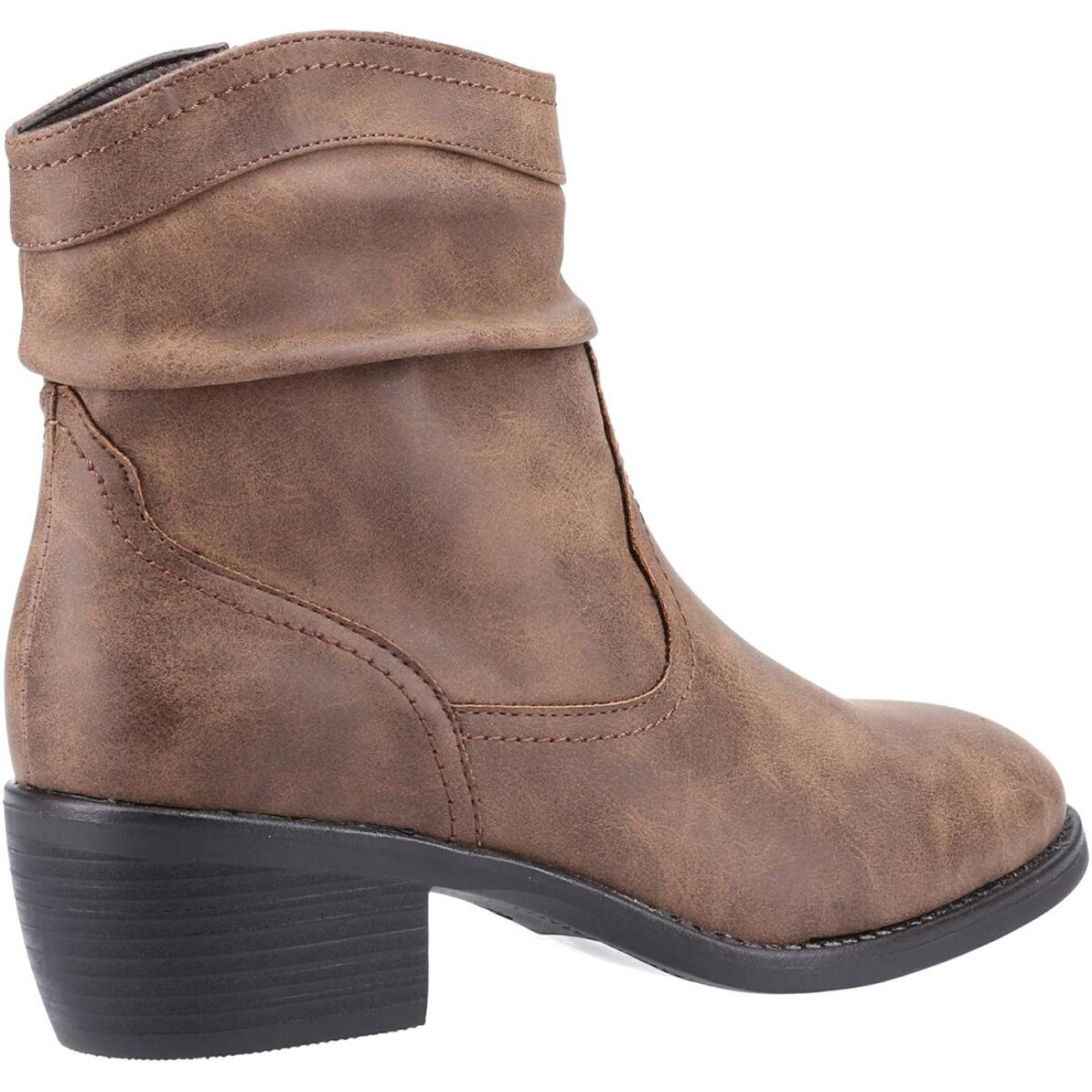 Divaz Adele Ankle Boot Tan