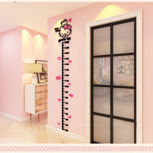 (Hello Kitty) Acrylic height sticker wall 3D Snoopy/Hello Kitty 1