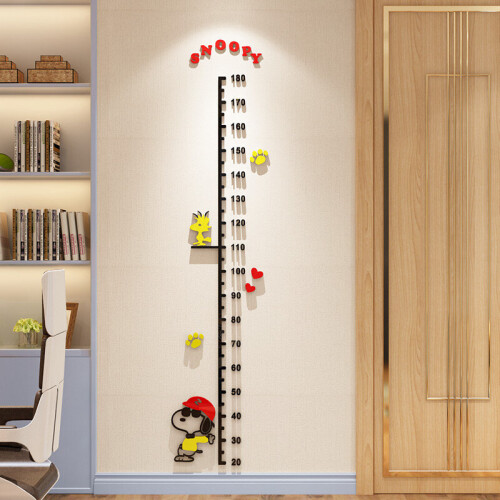 (Snoopy) Acrylic height sticker wall 3D Snoopy/Hello Kitty