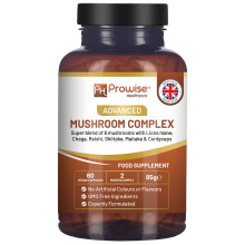 Advanced Mushroom Complex | A super blend of 6 Mushrooms 60 Capsules