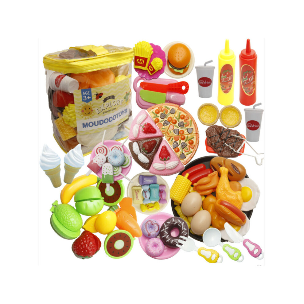 70pcs Kitchen Play Food Set kids pretend play toys