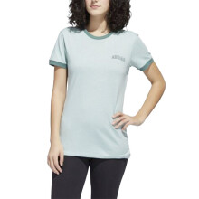 (M) Adidas GE0338 Womens T Shirts Ribbed Crew Neck Sports