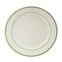 Buffalo F1500001124 7.125 in. Rolled Edge Twice Fired Plate, Cream White