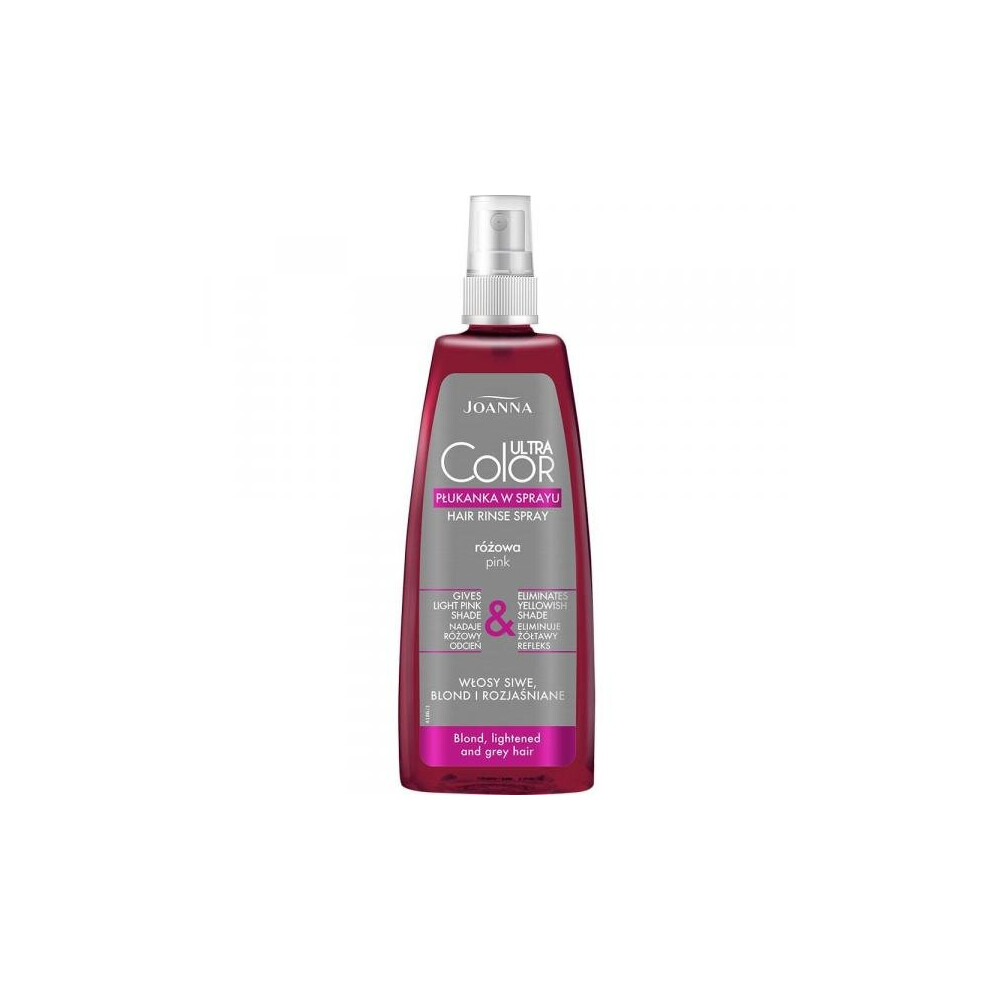 Joanna Cosmetics Not,Specified Joanna Ultra Color Pink Hair Rinse Spray - 150Ml