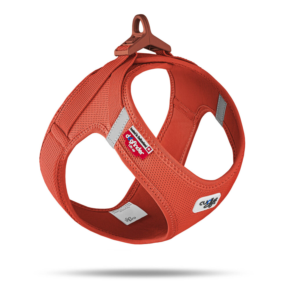 Curli Orange (, Xl) Harness Clasp Air-Mesh