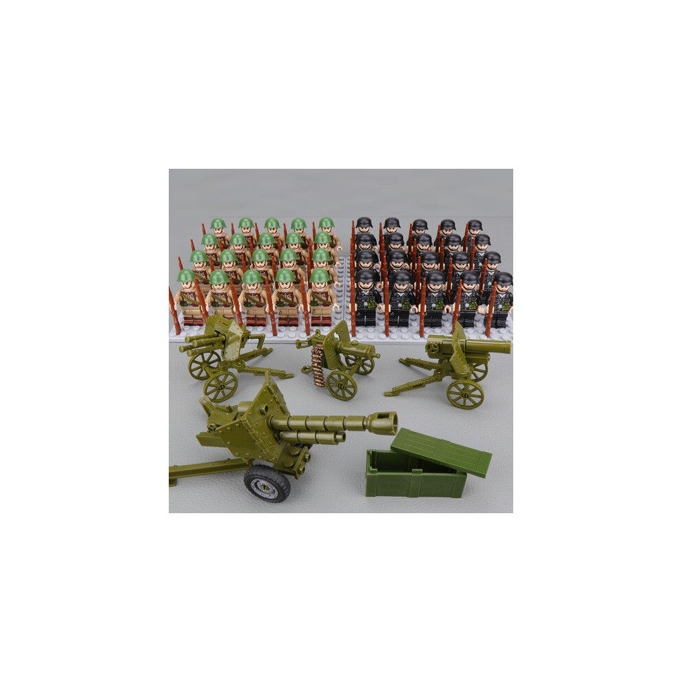 Xurikcoo Fit Lego Wwii Soviet Union German Forces Soldiers Minifigures Kid Toys