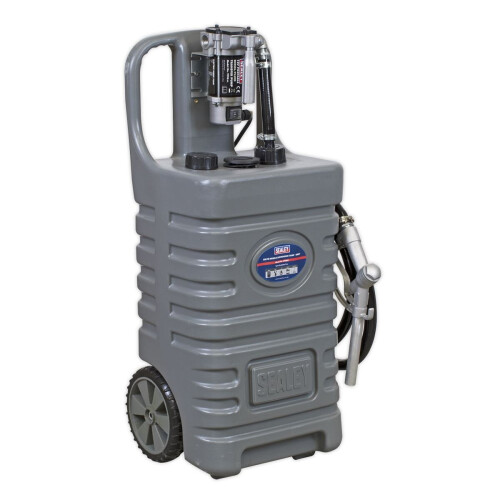 Sealey Mobile Dispensing Tank 55L with Diesel Pump - Grey 2