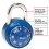 (red, 61*38mm) Rotary combination lock secure against cracking 5