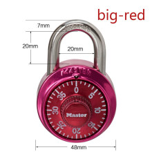 (red, 75*48mm) Rotary combination lock secure against cracking