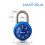 (blue, 61*38mm) Rotary combination lock secure against cracking 1