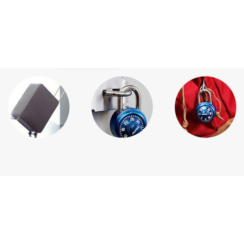 (red, 61*38mm) Rotary combination lock secure against cracking 2