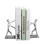 (hand push) Solid metal book stopper kung fu figurine ornament 7
