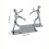 (hand push) Solid metal book stopper kung fu figurine ornament 2