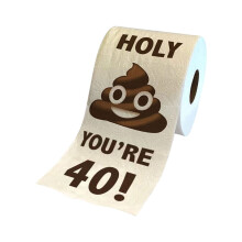 (  40th Birthday) Funny Rolls Toilet Paper Birthday Decoration Birthday Trick Gifts