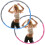 WEIGHTED EXERCISE HULA HOOP GYM QUALITY WEIGHT LOSS RING 1