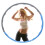 WEIGHTED EXERCISE HULA HOOP GYM QUALITY WEIGHT LOSS RING 2