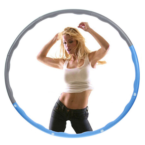 WEIGHTED EXERCISE HULA HOOP GYM QUALITY WEIGHT LOSS RING 1