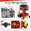 Costway Workshop Creeper Seat Rolling Mechanic Stool Mechanic Roller Seat 5