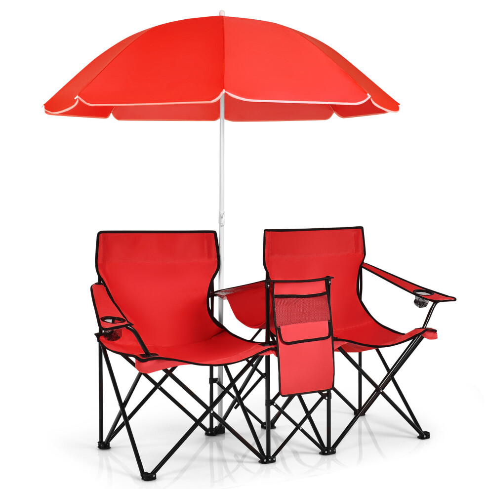 Folding Camping Chair Steel Frame Oxford Fabric Portable Outdoor Chair