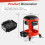 Costway Workshop Creeper Seat Rolling Mechanic Stool Mechanic Roller Seat 2
