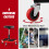 Costway 150KG Capacity Pneumatic Rolling Mechanic Stool Adjustable Roller Seat 6