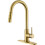 NEW-OPENED BOX Tohlar Gold Kitchen Faucets with Pull-Down Sprayer Brushed Gold 1