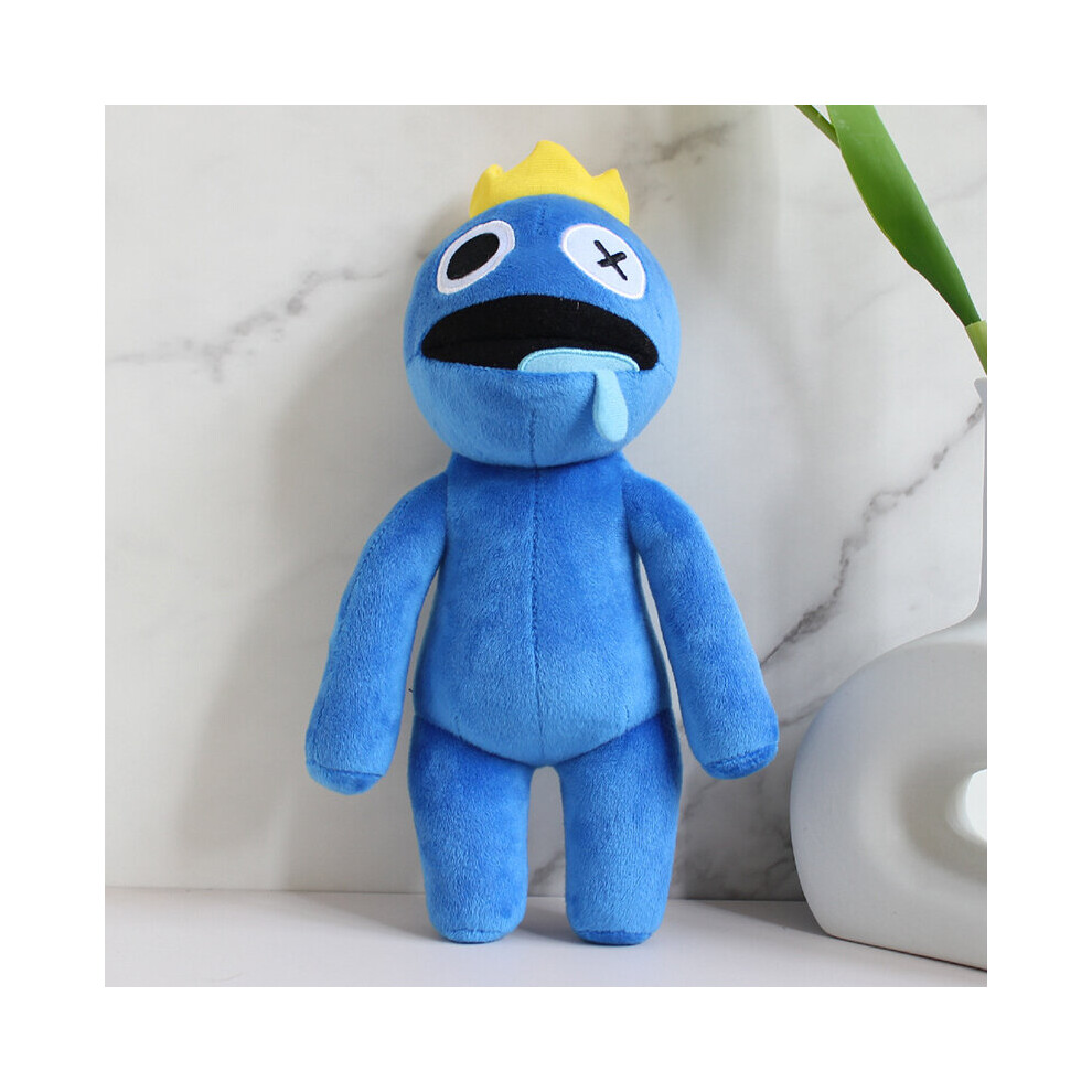 Rainbow Friends Plush Toy Figure Blue Monster Doll